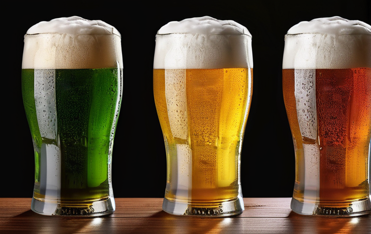 홉 품종별 맛 차이 - Here are three detailed image generation prompts in English, inspired by the provided text about hop...