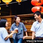 수제맥주 브랜드 차별화 - **"Matsuri Microbrew: A Lively Japanese Craft Beer Festival"**
    A vibrant, sun-drenched scene at ...
