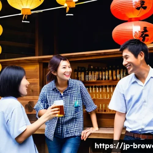 수제맥주 브랜드 차별화 - **"Matsuri Microbrew: A Lively Japanese Craft Beer Festival"**
    A vibrant, sun-drenched scene at ...
