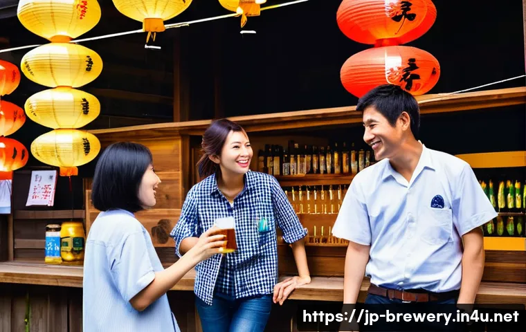 수제맥주 브랜드 차별화 - **"Matsuri Microbrew: A Lively Japanese Craft Beer Festival"**
    A vibrant, sun-drenched scene at ...